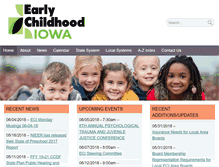 Tablet Screenshot of earlychildhoodiowa.org